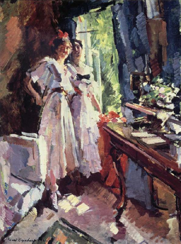 Konstantin Korovin Beside the open window china oil painting image